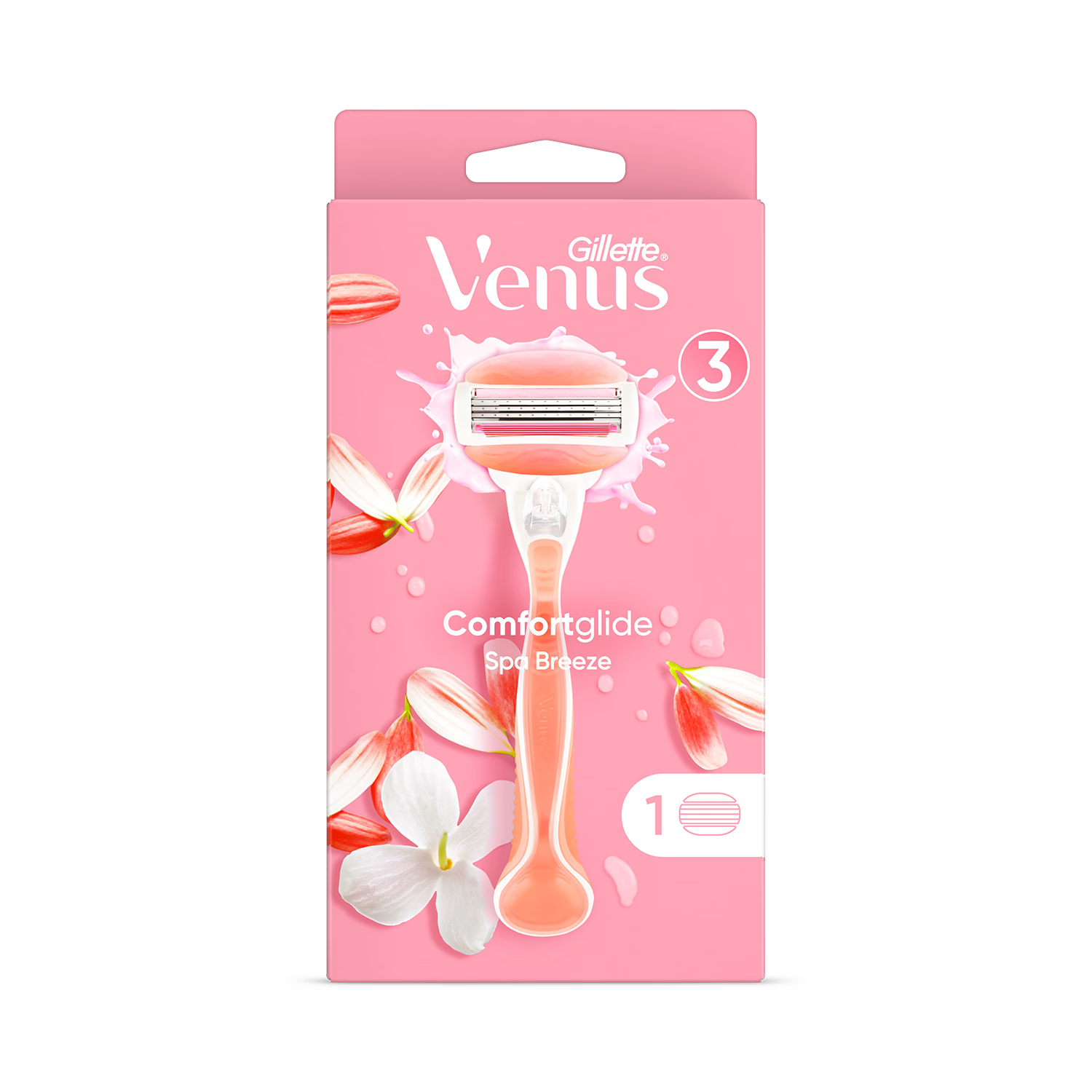 Venus Comfortglide Spa Breeze razor refill 1 blade, imported from the UK