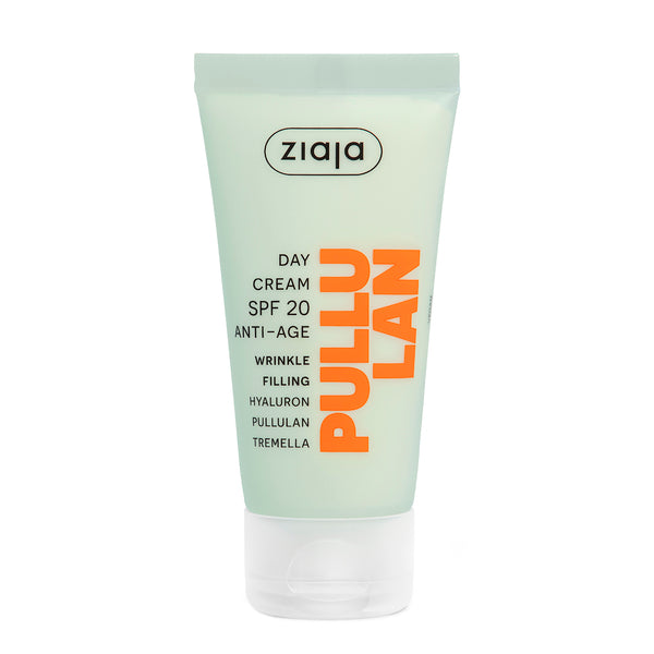 Ziaja Pullulan day cream SPF 20 anti-age 50ml, imported from the UK