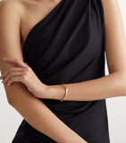 Graff yellow gold bangle 4mm - British product