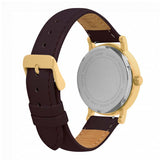 Toff London brown cat head watch with leather strap, UK version