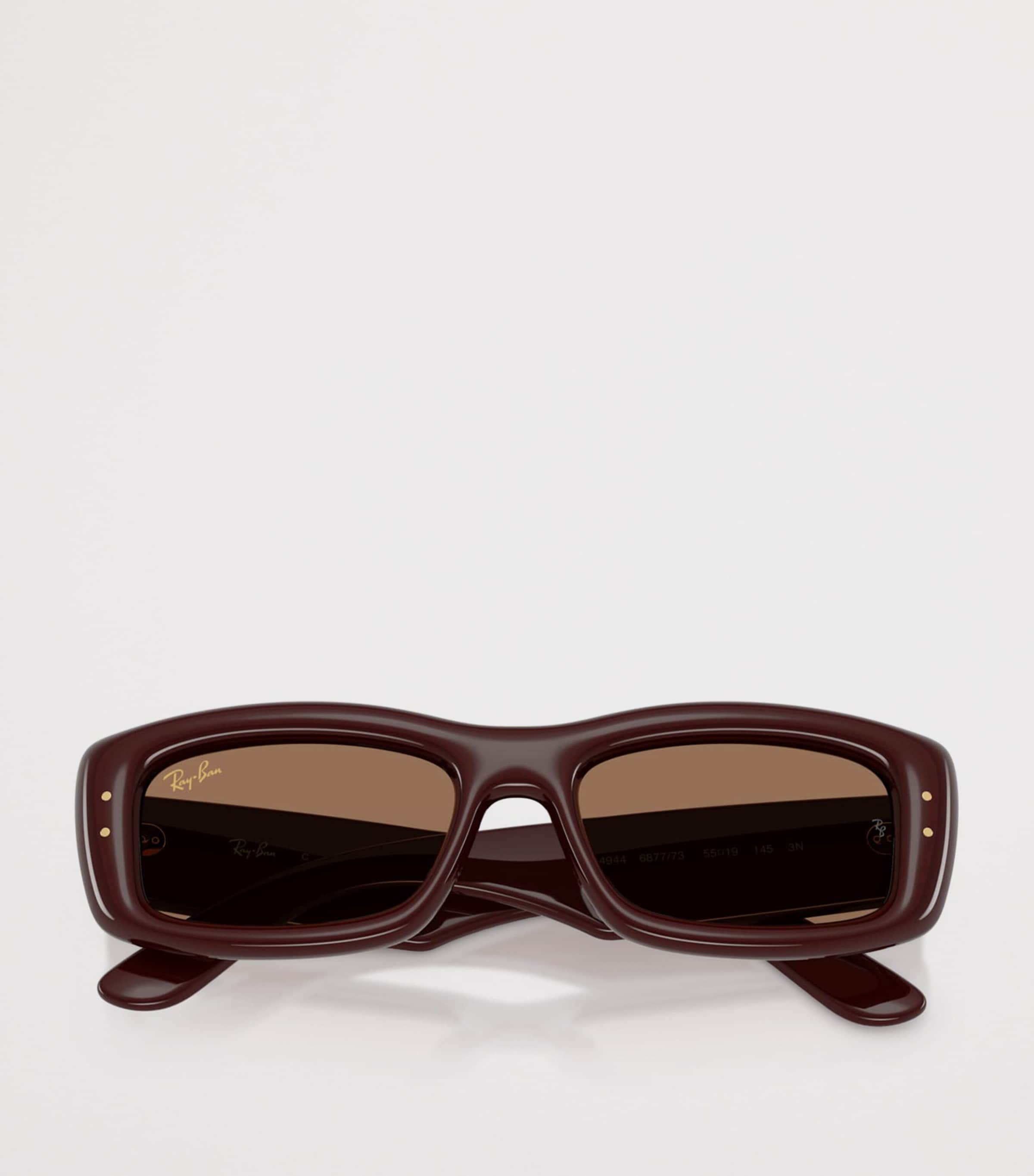 Ray-Ban Kiliane Puffer rechteckige Sonnenbrille, importiert aus dem Vereinigten Königreich