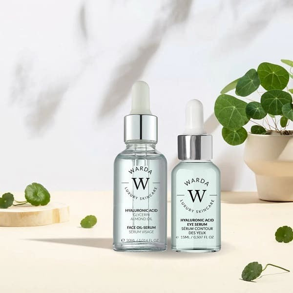 Warda Hyaluronic Acid Eye Serum + Boost Oil Serum