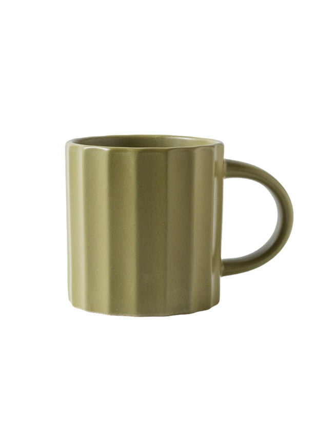 George Home Vertical Ribbed Green Mug GOODS ASDA   