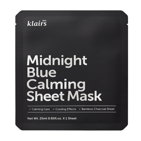 Dear Klairs Midnight Blue Calming Sheet Mask - British product