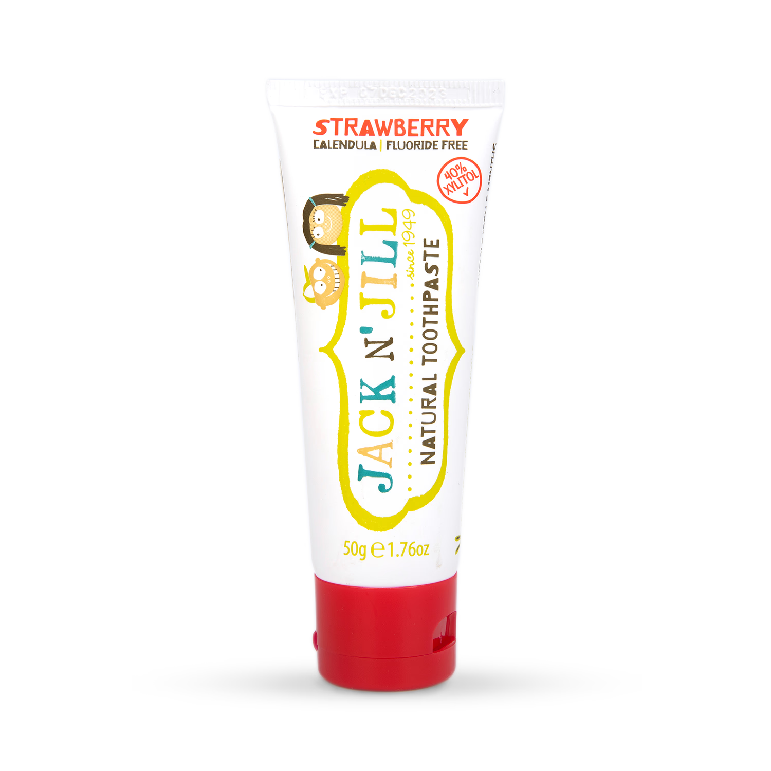 Jack N' Jill baby toothpaste strawberry 50g, UK version