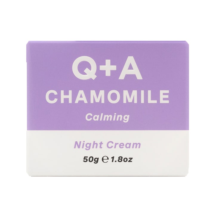 Q+A Chamomile Night Cream 50g GOODS Holland&Barrett   