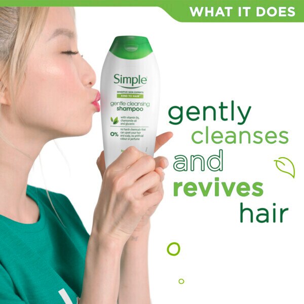 DNR Simple Kind To Hair Gentle Cleansing Shampoo 400Ml