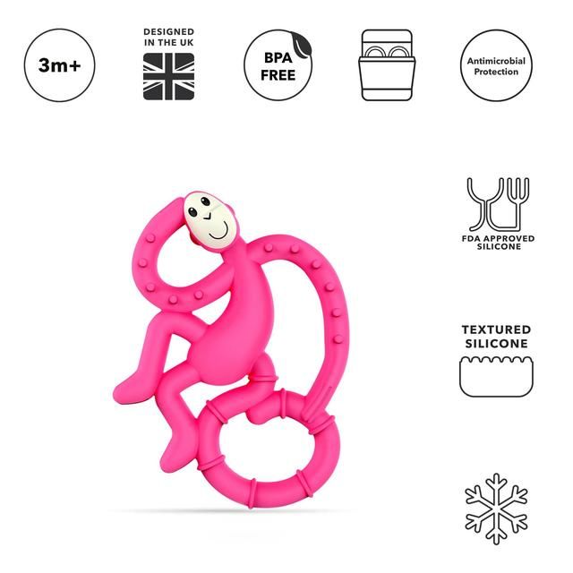 Matchstick Monkey Mini Monkey Teether - Pink Toys & Kid's Zone M&S   