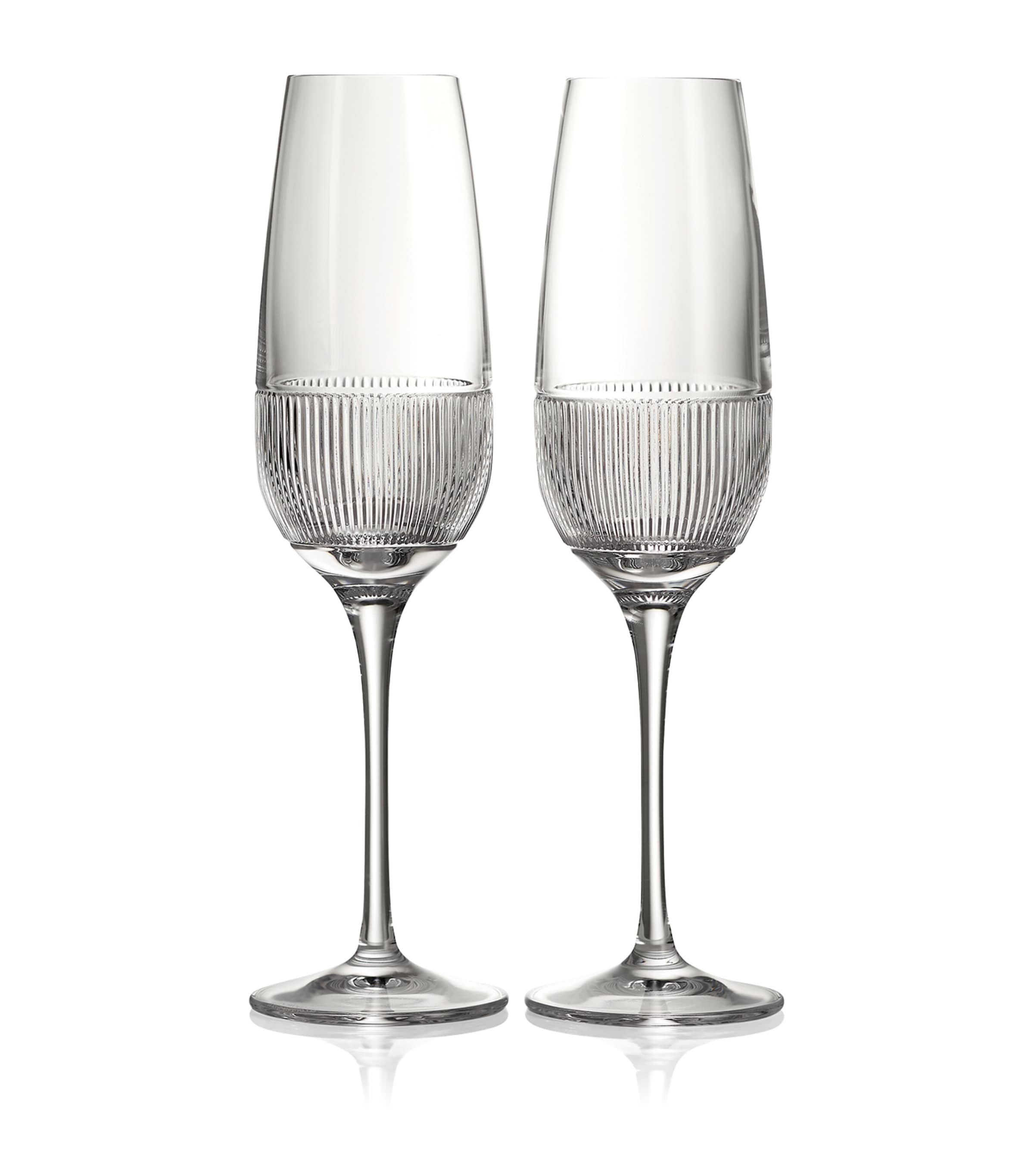 Crystal Helia Champagne Flutes (Set of 2)