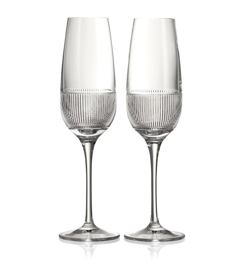 Crystal Helia Champagne Flutes (Set of 2)
