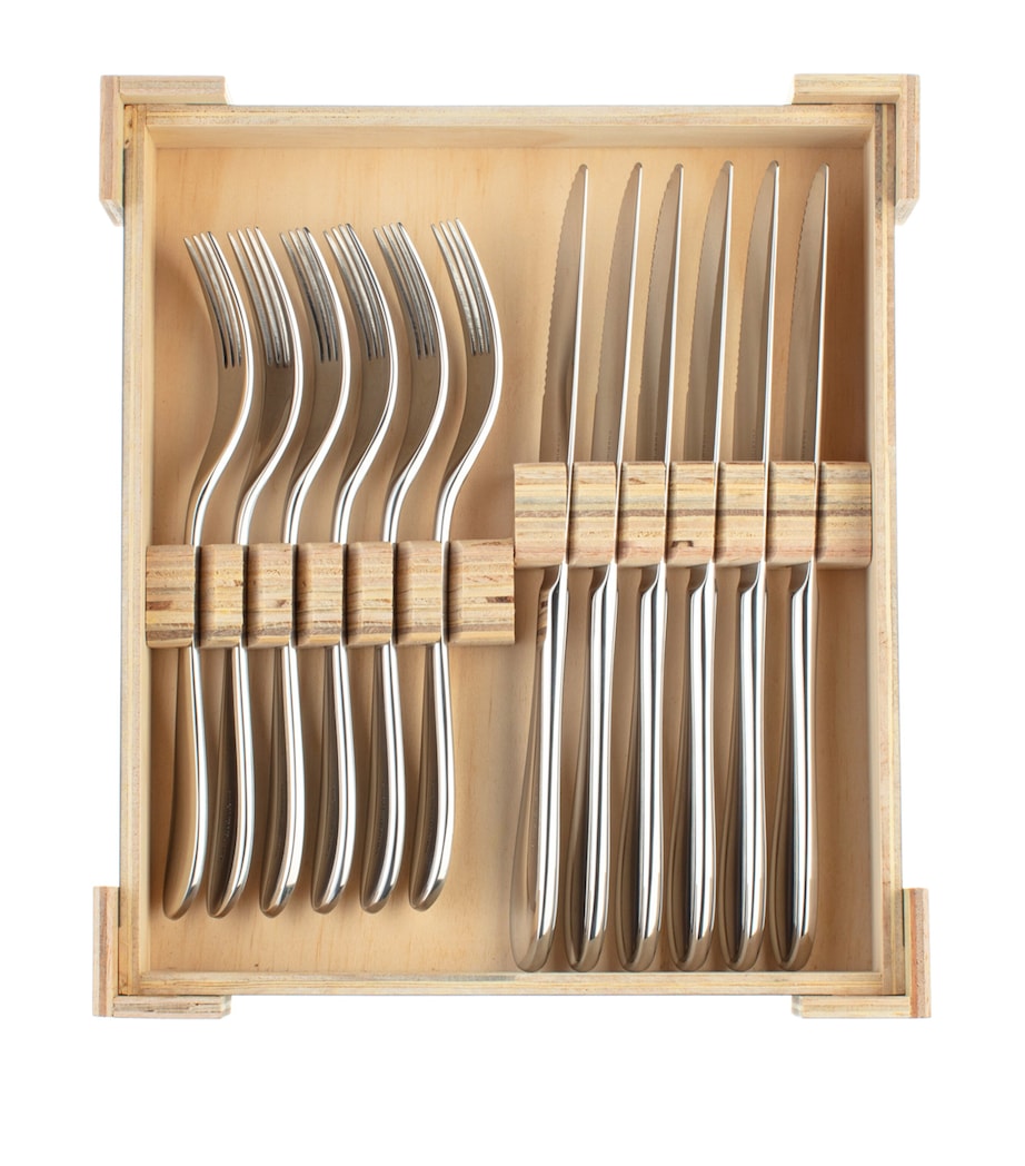 Charingworth Santol Steak Knife and Fork Set - British product