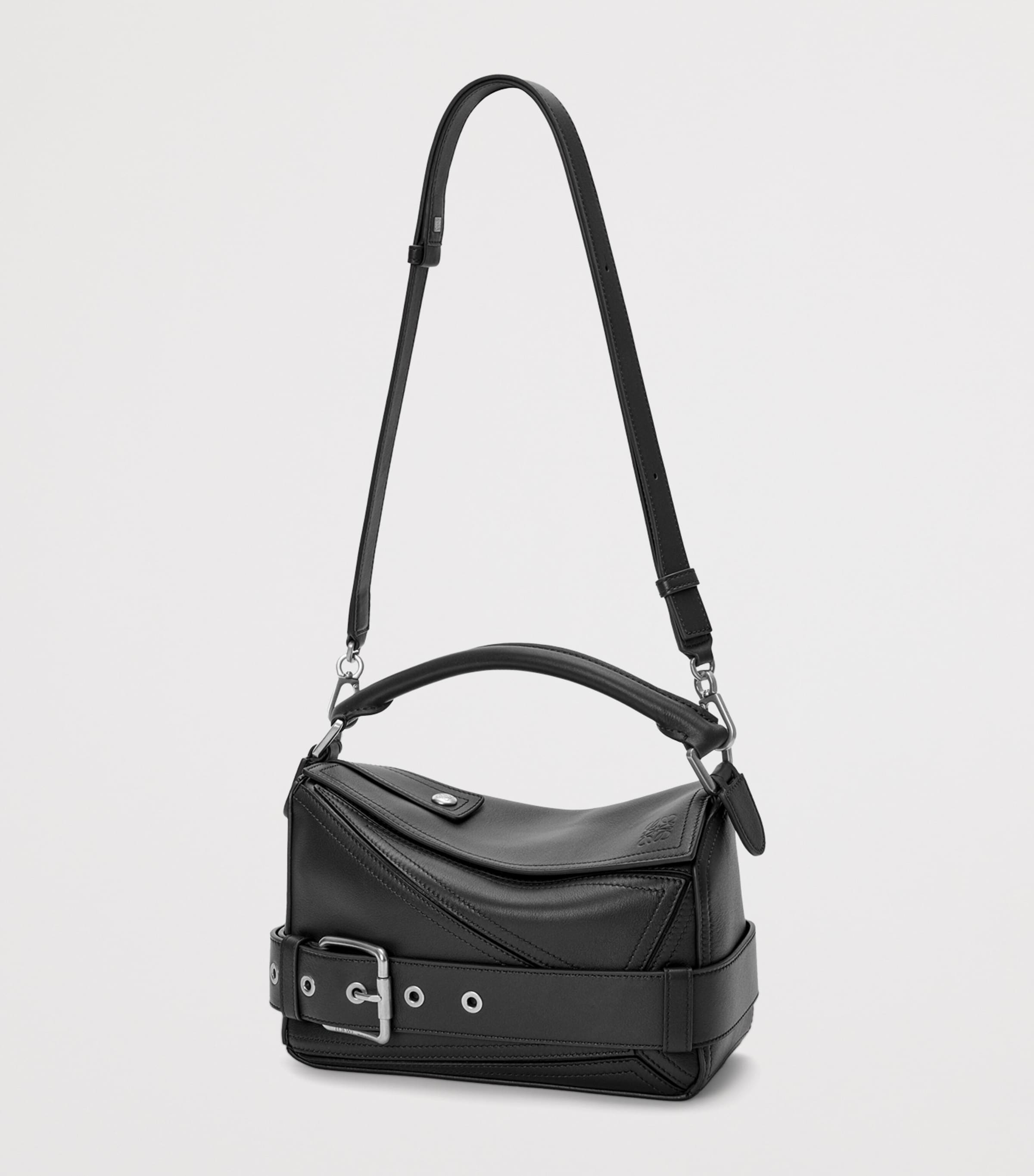 LOEWE small Puzzle leather Biker top-handle bag, UK version