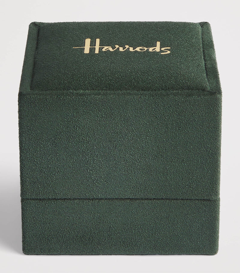 Harrods rose gold diamond hoop earrings 0.50ctw, imported from the UK