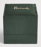 Harrods diamond stud earrings 18kt yellow gold 0.50ct, imported from the UK