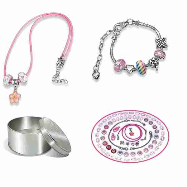 Small World Toys Funflora jewelry kit with charms and beads, imported from the UK