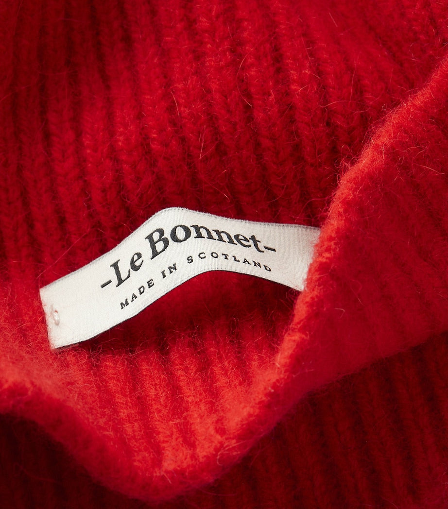 Le Bonnet Classic Beanie men's lambswool angora, UK version