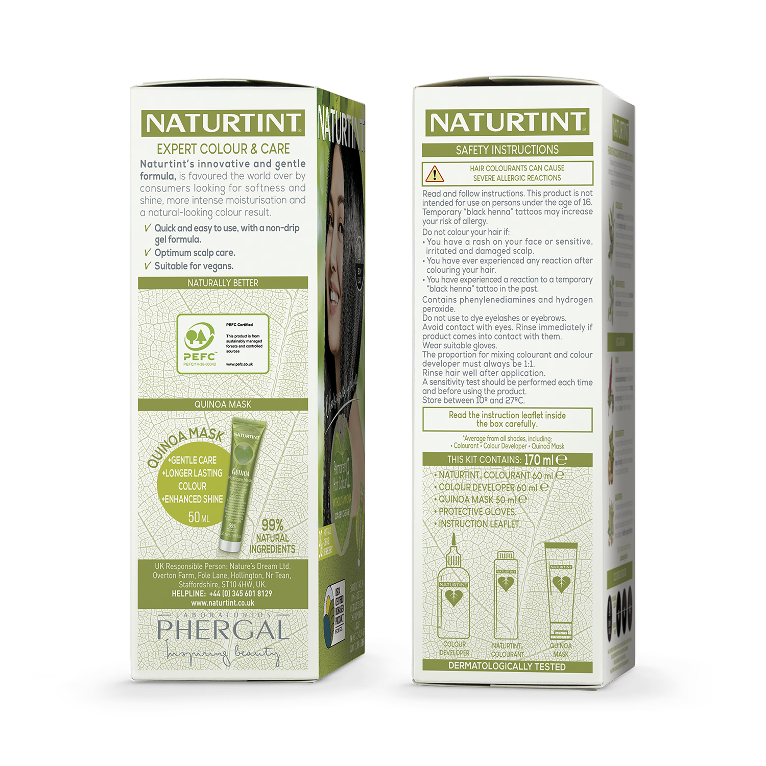 Naturtint permanent hair colour 4M Mahogany Chestnut (British brand)