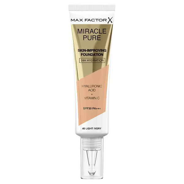 Max Factor Foundation 40 Light Ivory imported from the UK