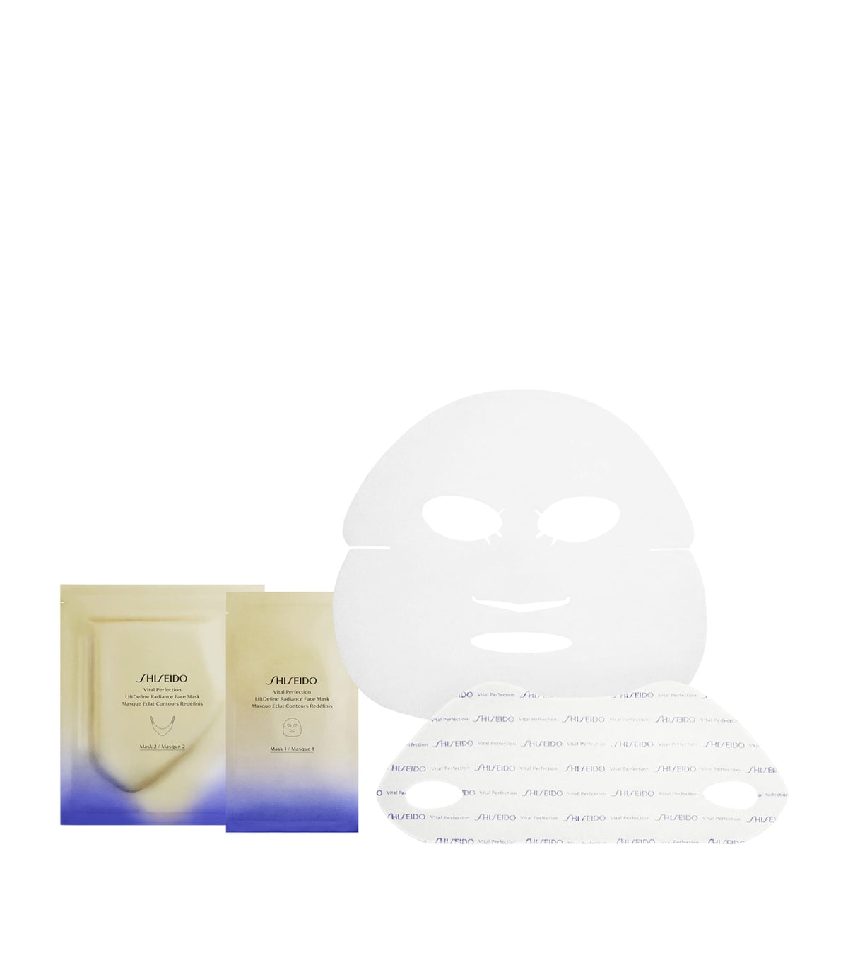 Shiseido Vital Perfection LiftDefine Radiance Face Mask pack of 6 (British brand)