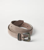 Brunello Cucinelli suede monili belt, UK version