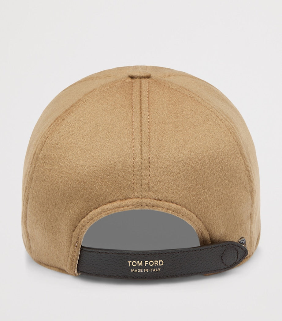 TOM FORD suede baseball cap with logo - British product