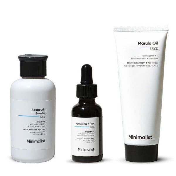 Minimalist Dry Skincare Routine Kit, Gift for Her/Him GOODS Superdrug   