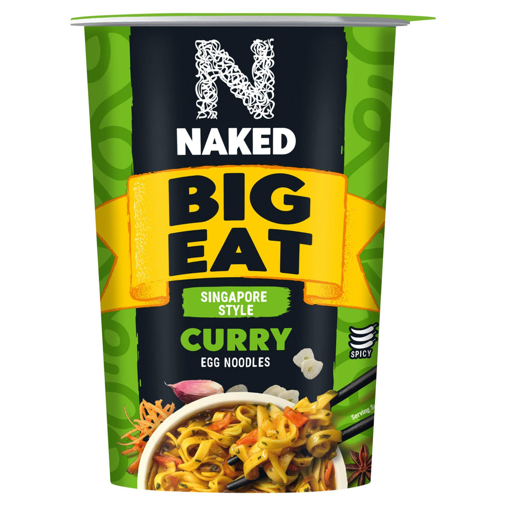 Naked Big Eat Singapore Style Curry Egg Noodles 104g