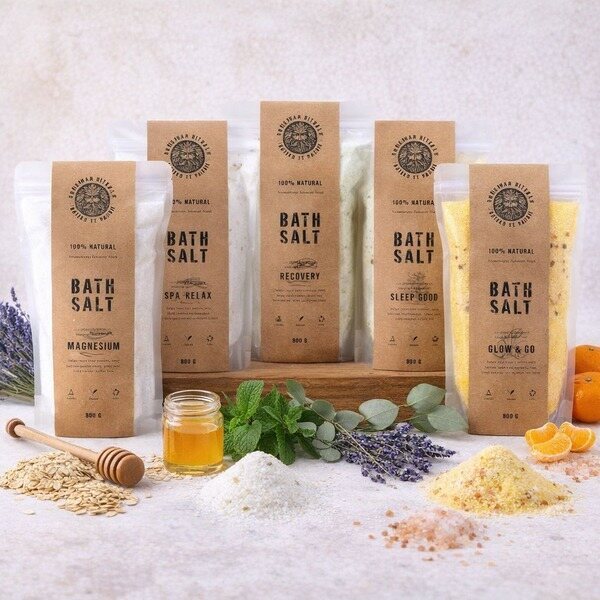 Serenityy Epsom bath salt set Relax Sleep Recovery (British brand)