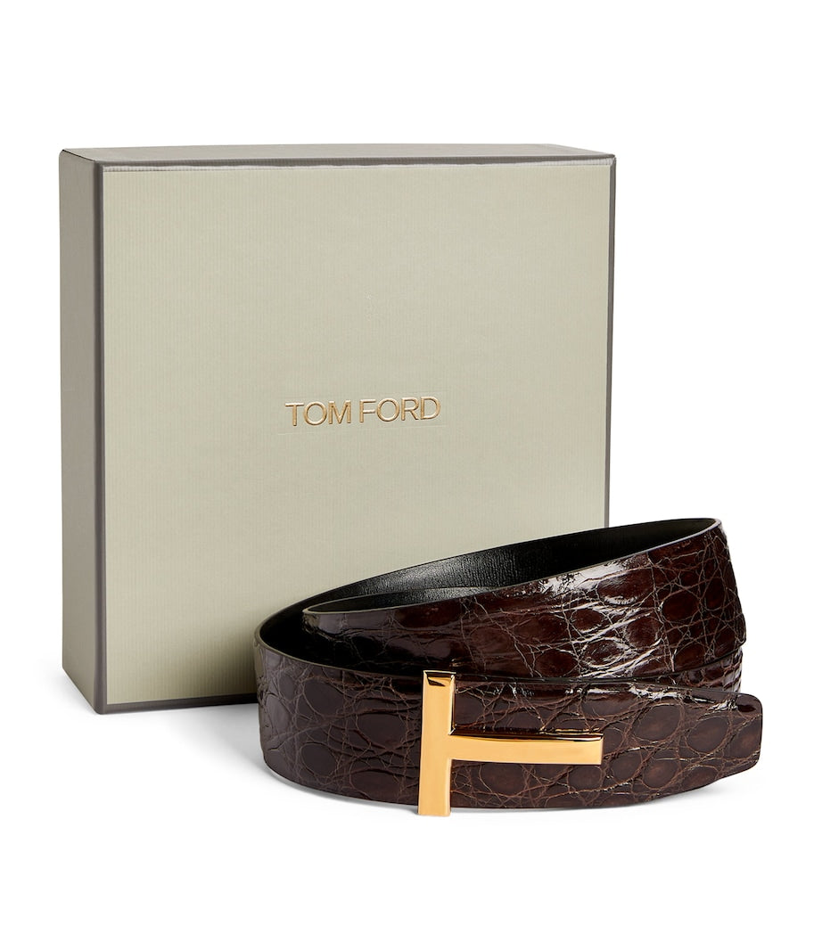 TOM FORD reversible T buckle belt, imported from the UK