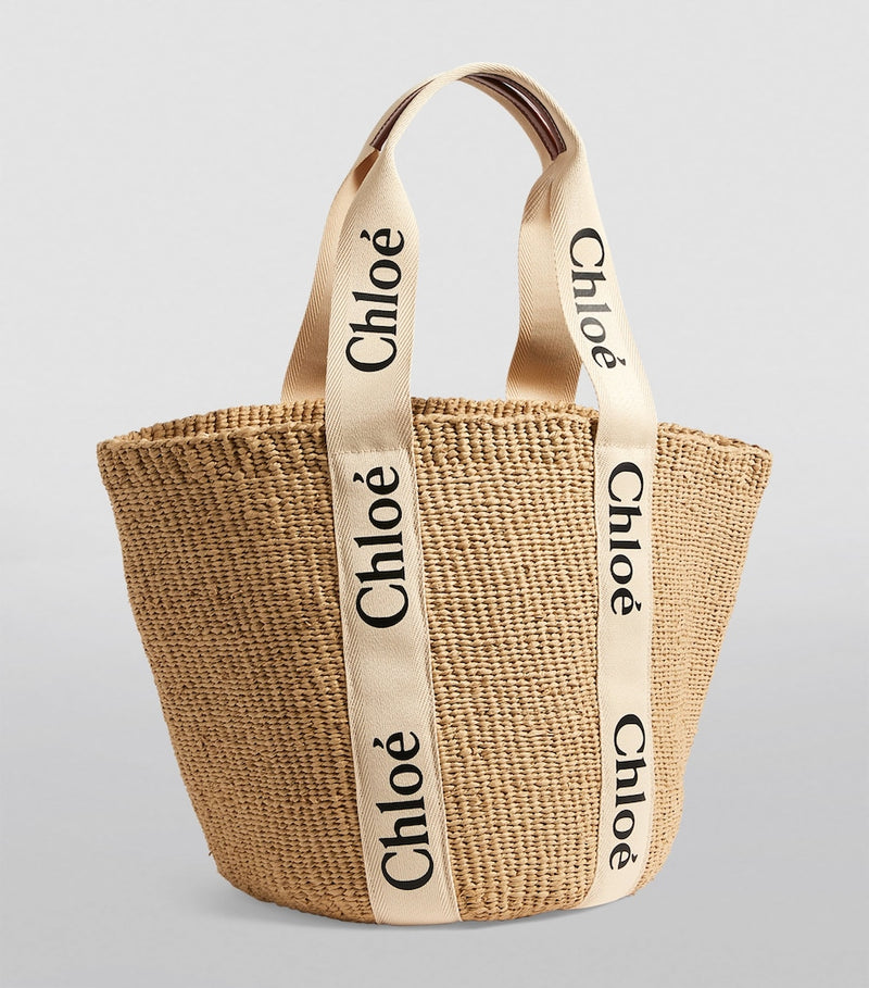Chloé Large Woody basket bag, imported from the UK