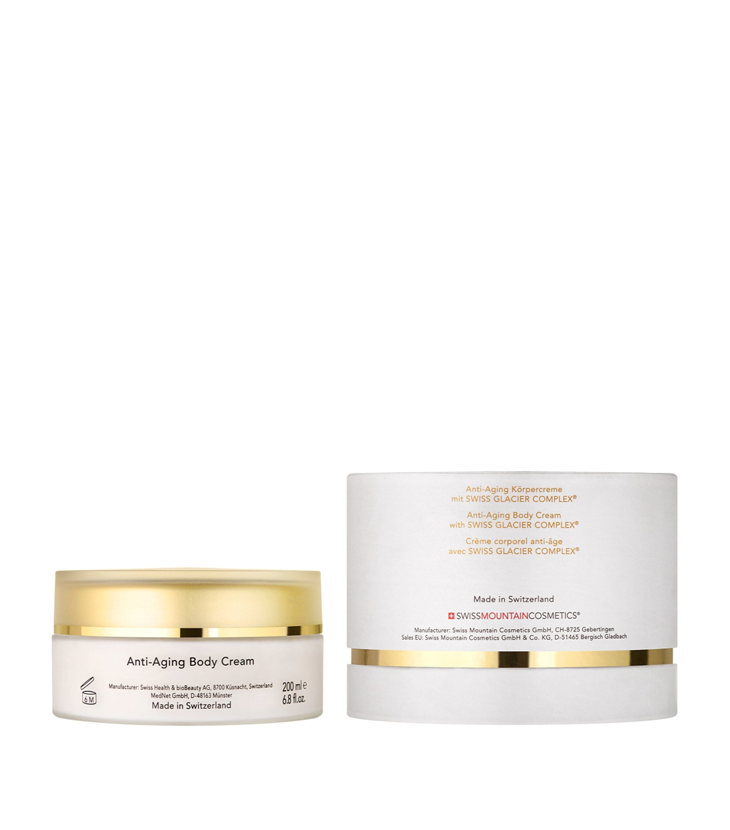 NIANCE SWITZERLAND Premium Glacier body cream 200ml, imported from the UK