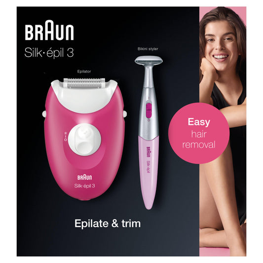Braun Silk-Epilator 3 Soft Perfection 3420 electric shavers Sainsburys   