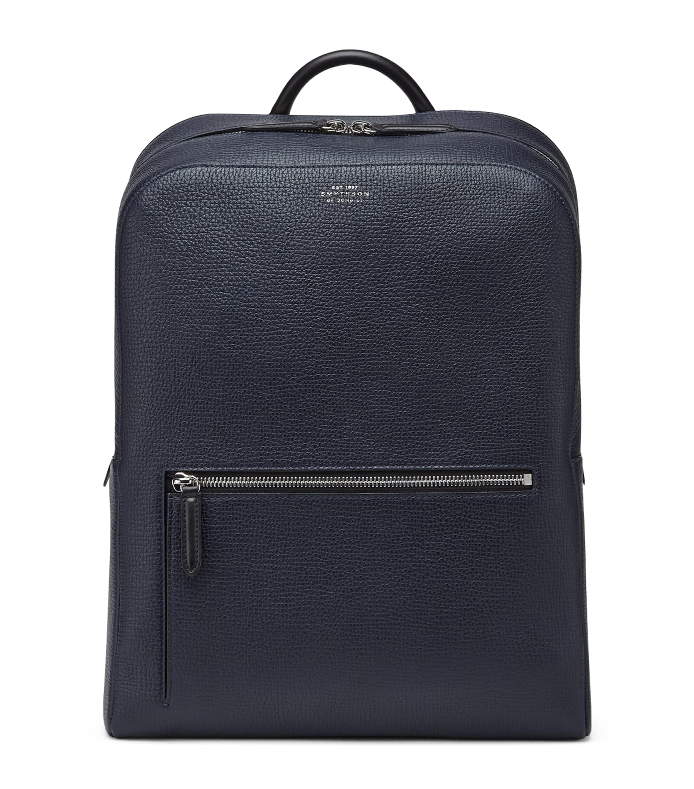 Smythson Ludlow Leather Backpack (British brand)