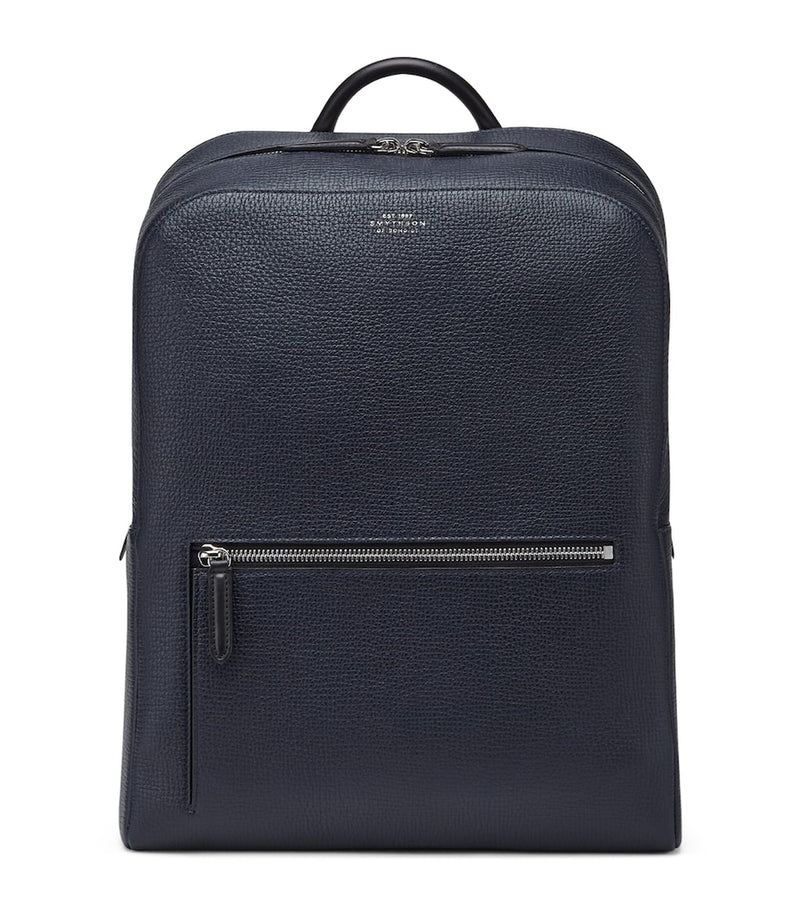 Smythson Ludlow Leather Backpack (British brand)