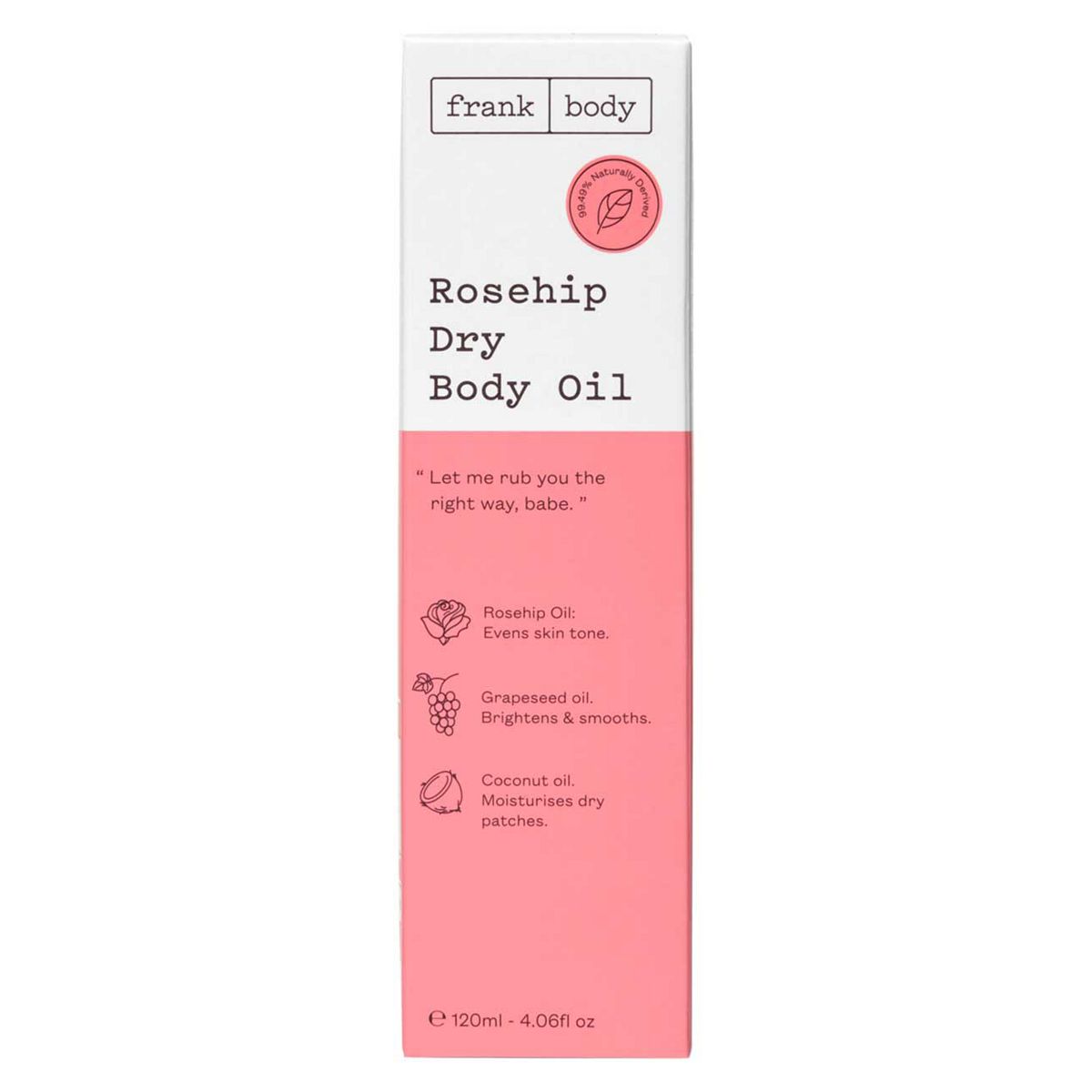 Frank Body Rosehip Dry Body Oil 120ml GOODS Boots   