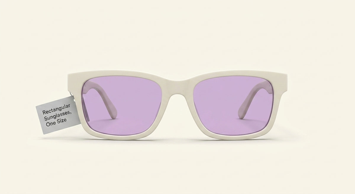 Prada acetate rectangular sunglasses (British brand)