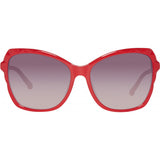 Swarovski SK0106 red acetate sunglasses (British brand)