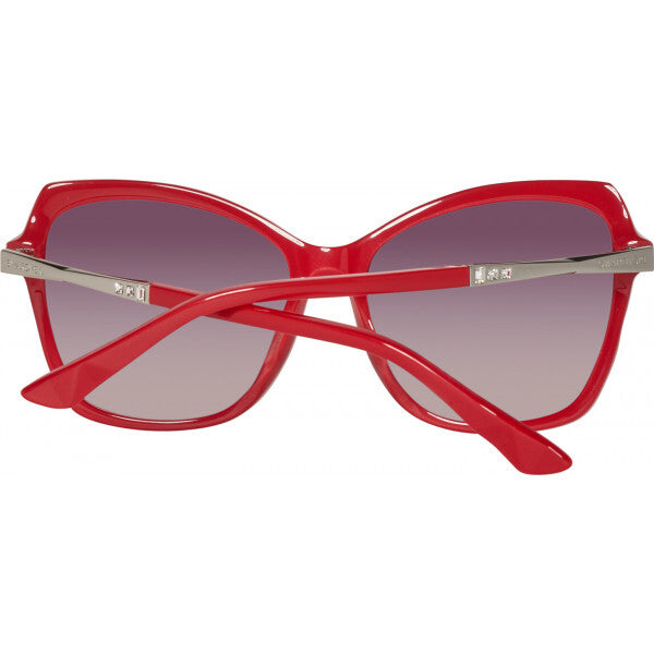 Swarovski SK0106 red acetate sunglasses (British brand)