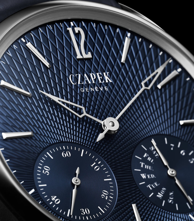 Czapek Quai des Bergues watch 40.5mm stainless steel - British product