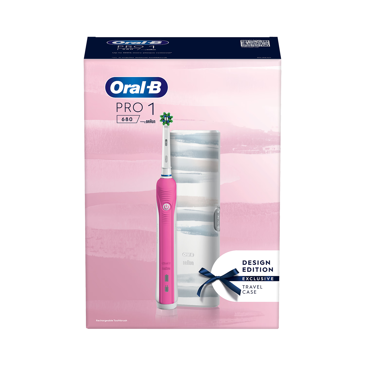 Oral-B Pro Series 1 pink electric toothbrush, UK version