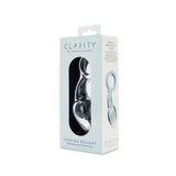 Clarity Utopian Delight glass butt plug, UK version