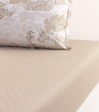 Yves Delorme double fitted sheet 140cm x 200cm (British brand)