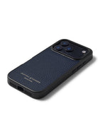 Aspinal of London grained leather iPhone 17 Pro case - British product