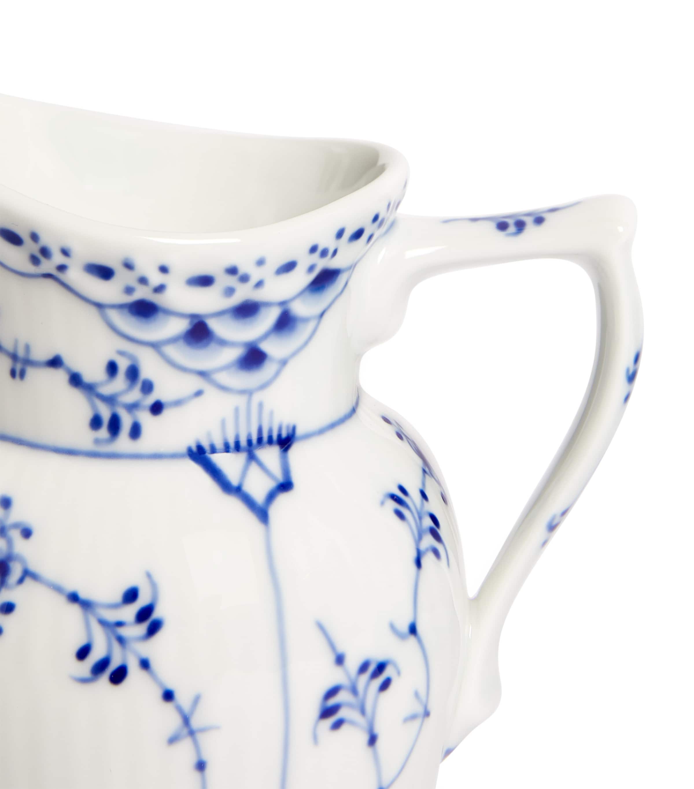 Royal Copenhagen blue floral cream jug 170ml, imported from the UK