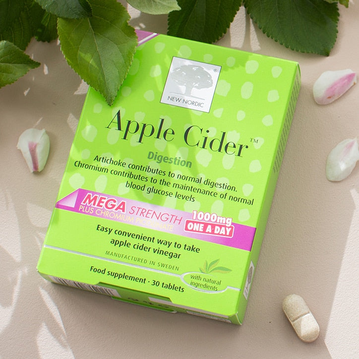 New Nordic Apple Cider Mega 30 Tablets Apple Cider Supplements Holland&Barrett   