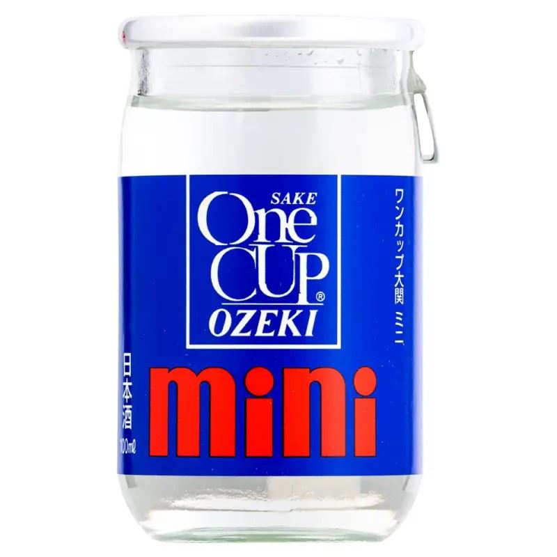 Ozeki one cup mini sake single-serve Japanese rice wine (British brand)