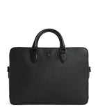 Saffiano Leather Briefcase with Compartmentalised Interior 30x40x7cm