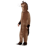 Smiffys horse costume brown bodysuit hood, UK version