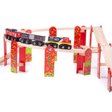 Bigjigs Rail High Level Expansion Set GOODS Superdrug   