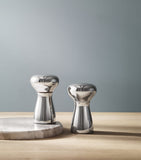 Georg Jensen Alfredo salt and pepper shakers polished stainless steel (British brand)